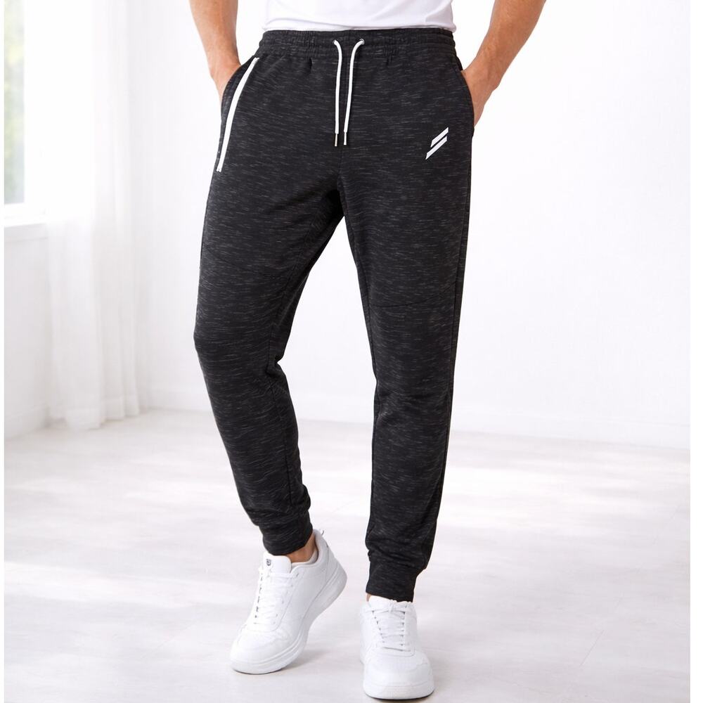 Doyoueven‎ Essential Pants in a dark gray flecked Medium joggers